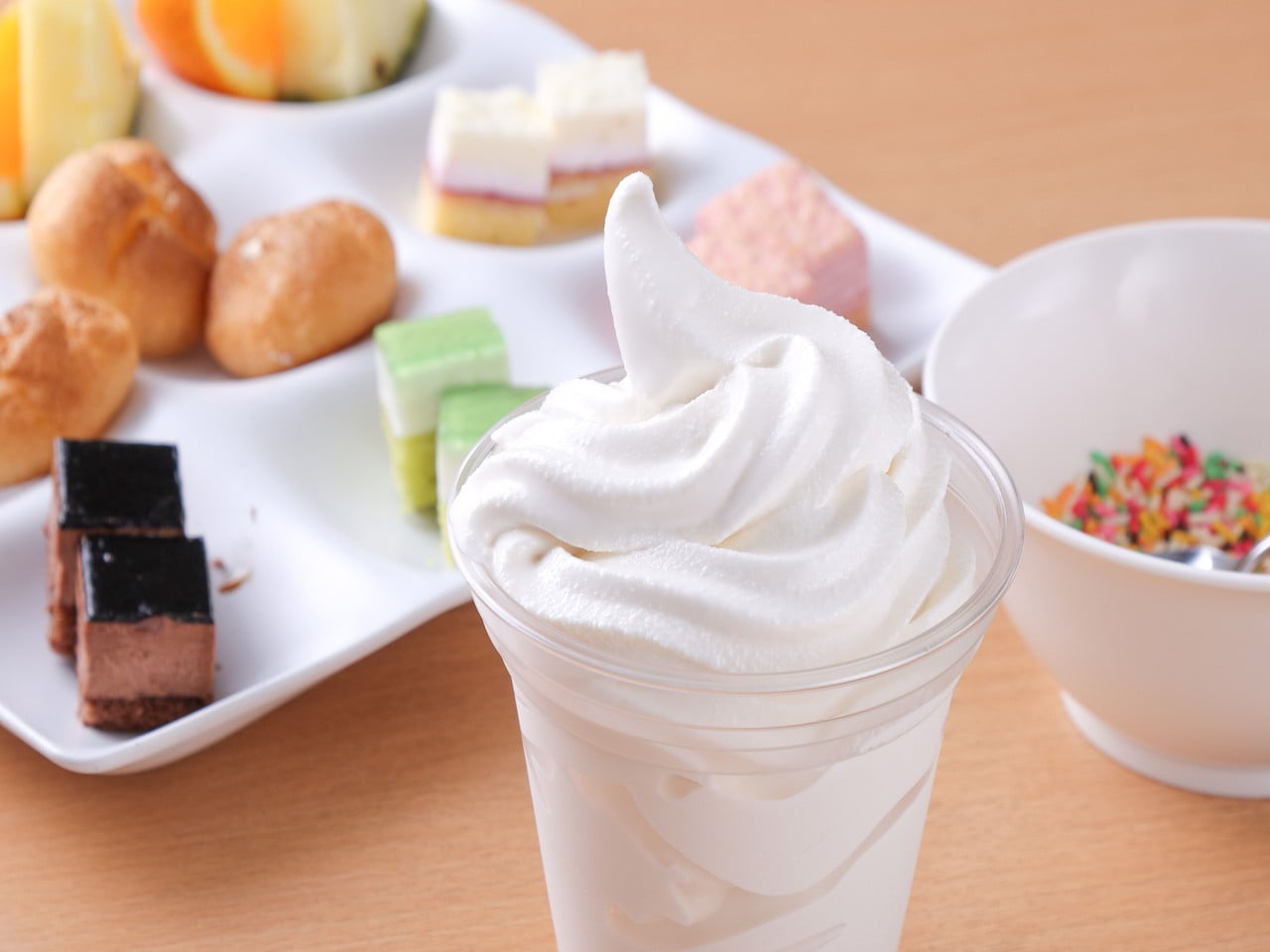 Take a moment to savor a bite before you leave.