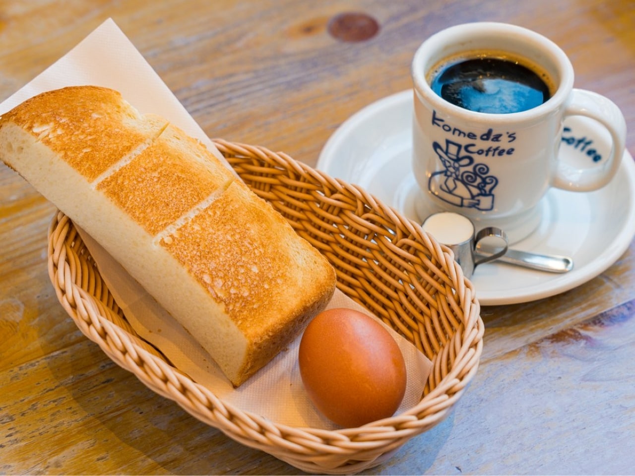 Example of a breakfast menu