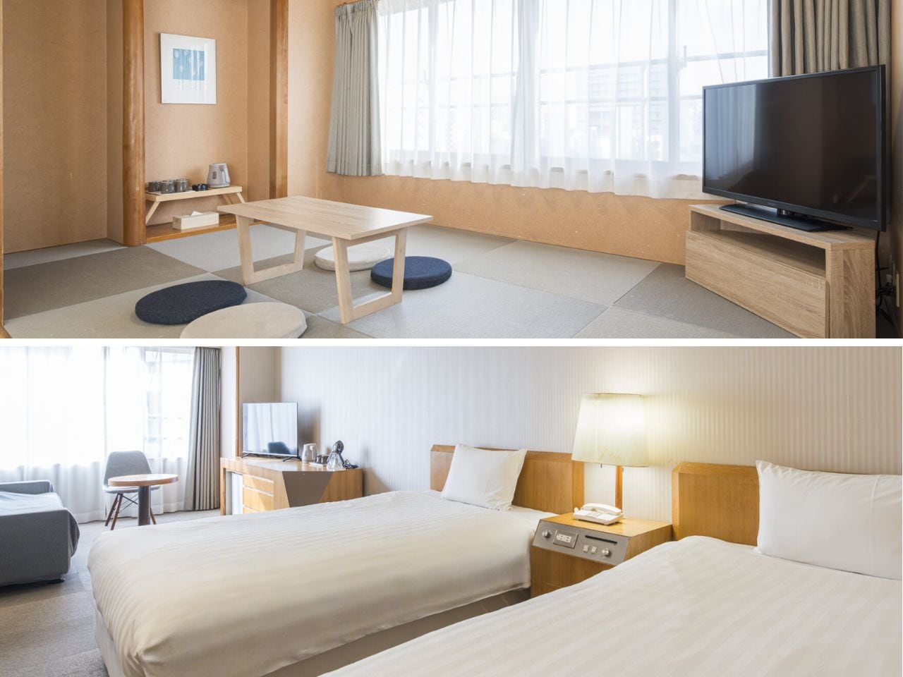 Wide range of room types