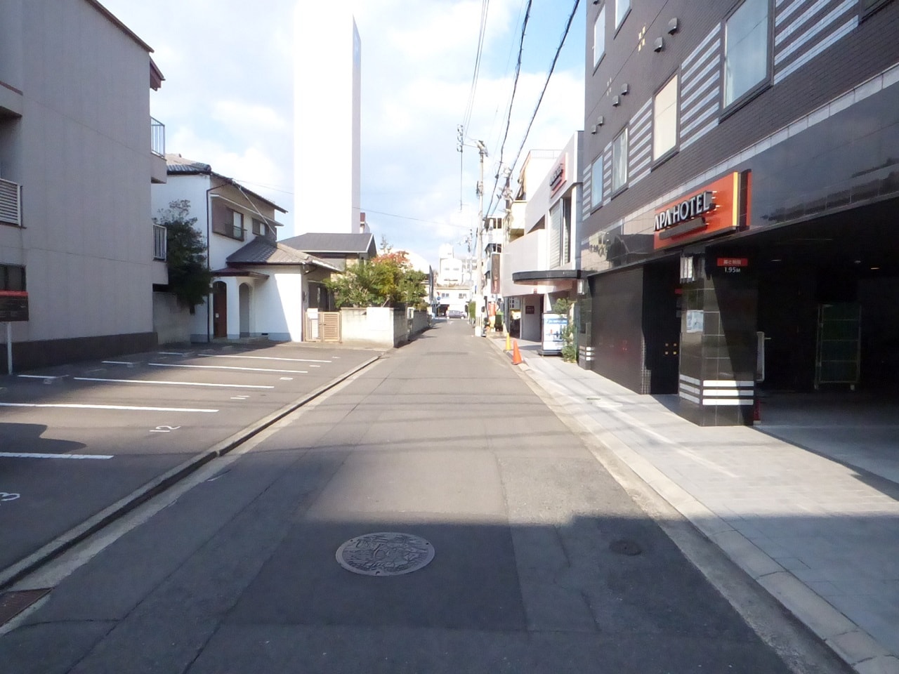 The first parking lot