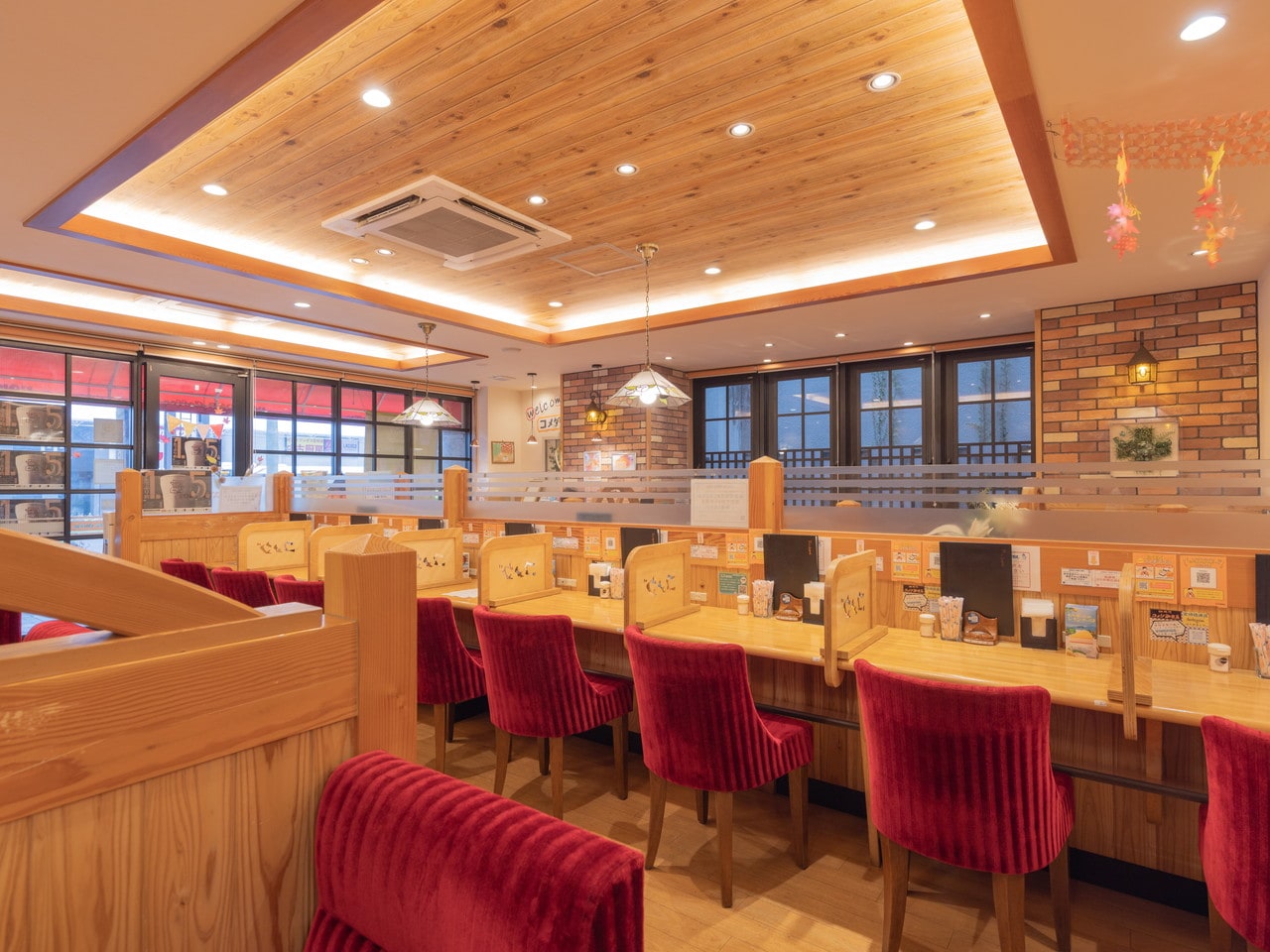 Interior of the restaurant