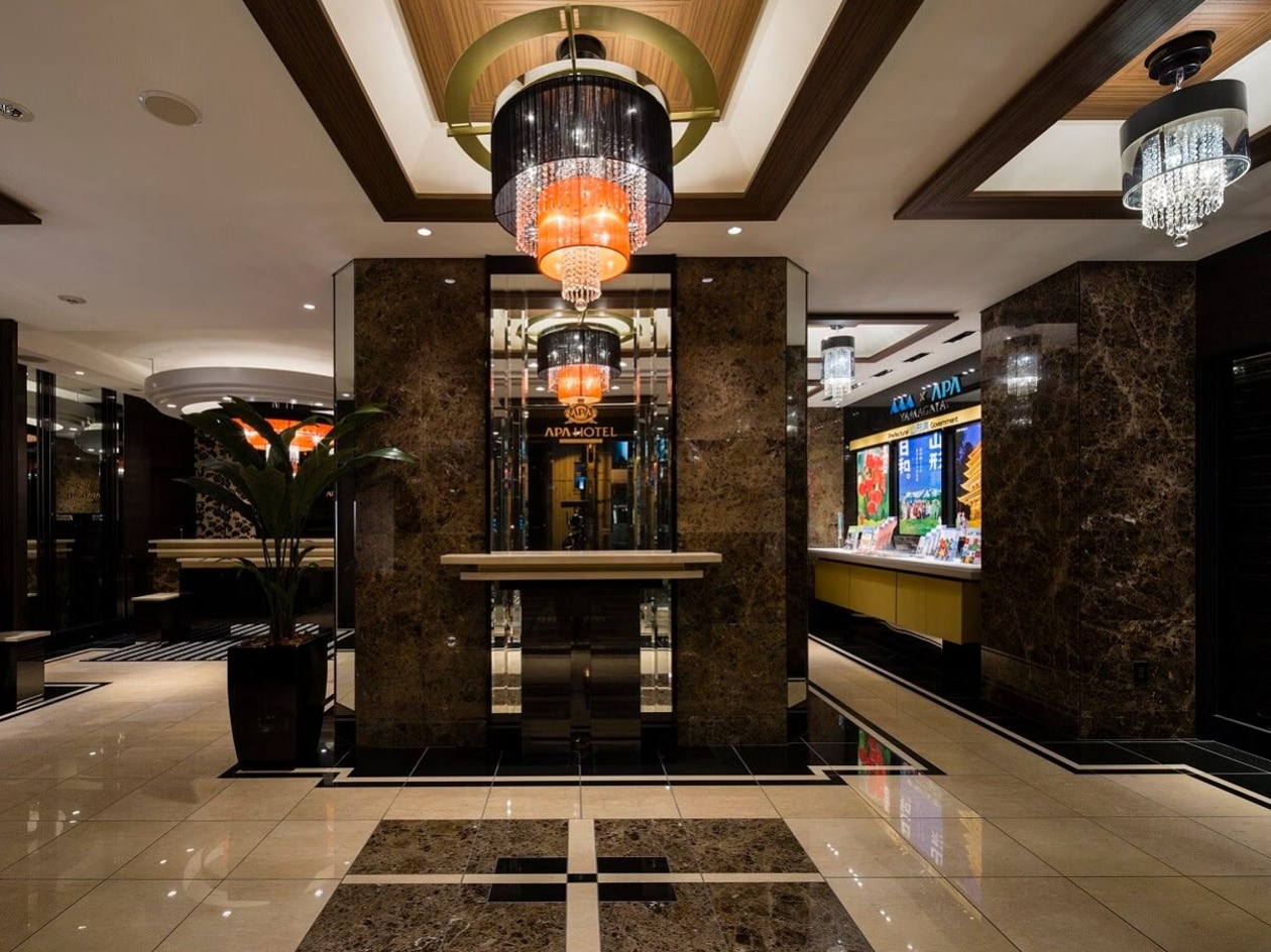 Front desk and lobby