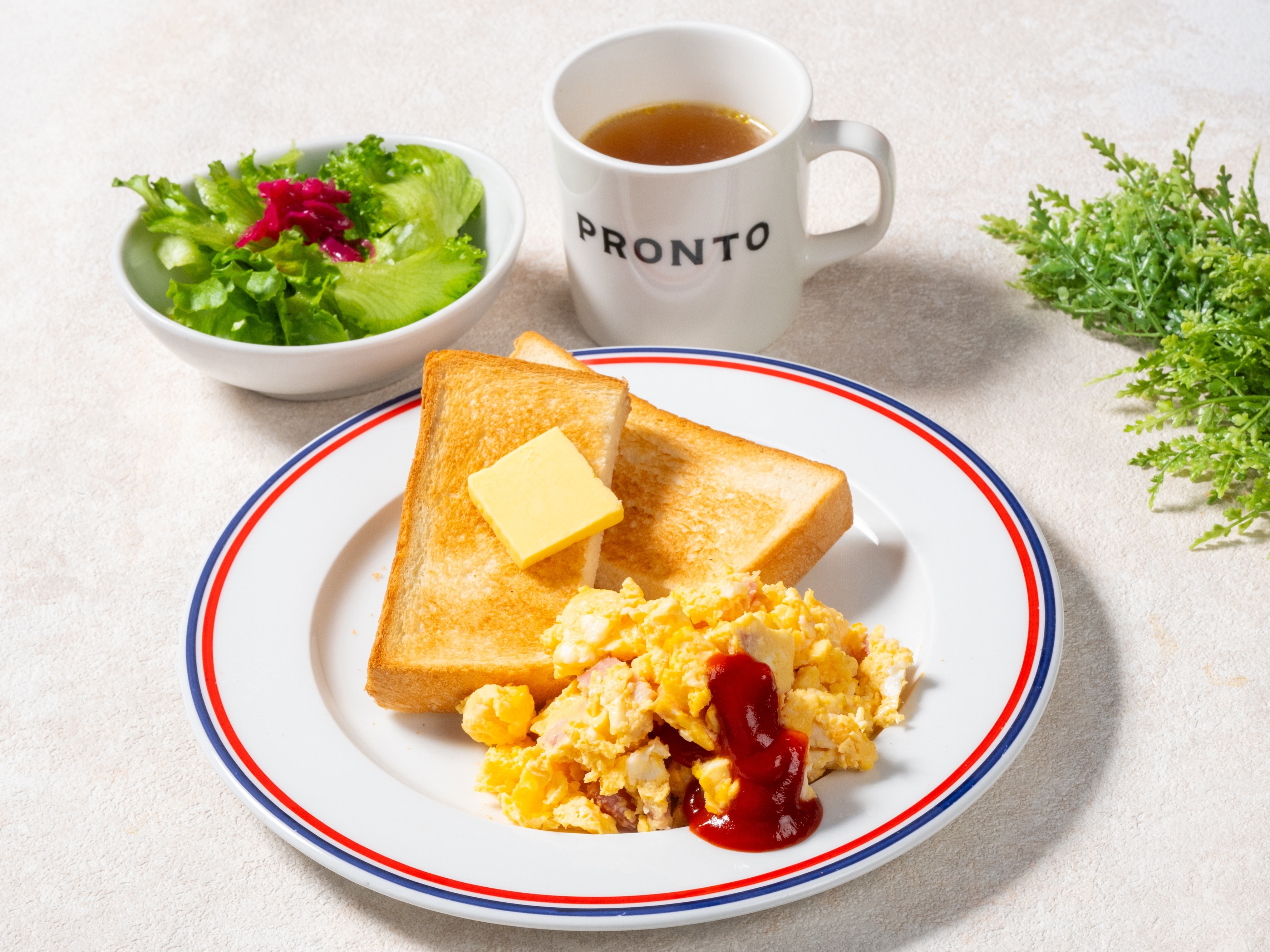 Scrambled Eggs & Bacon Set