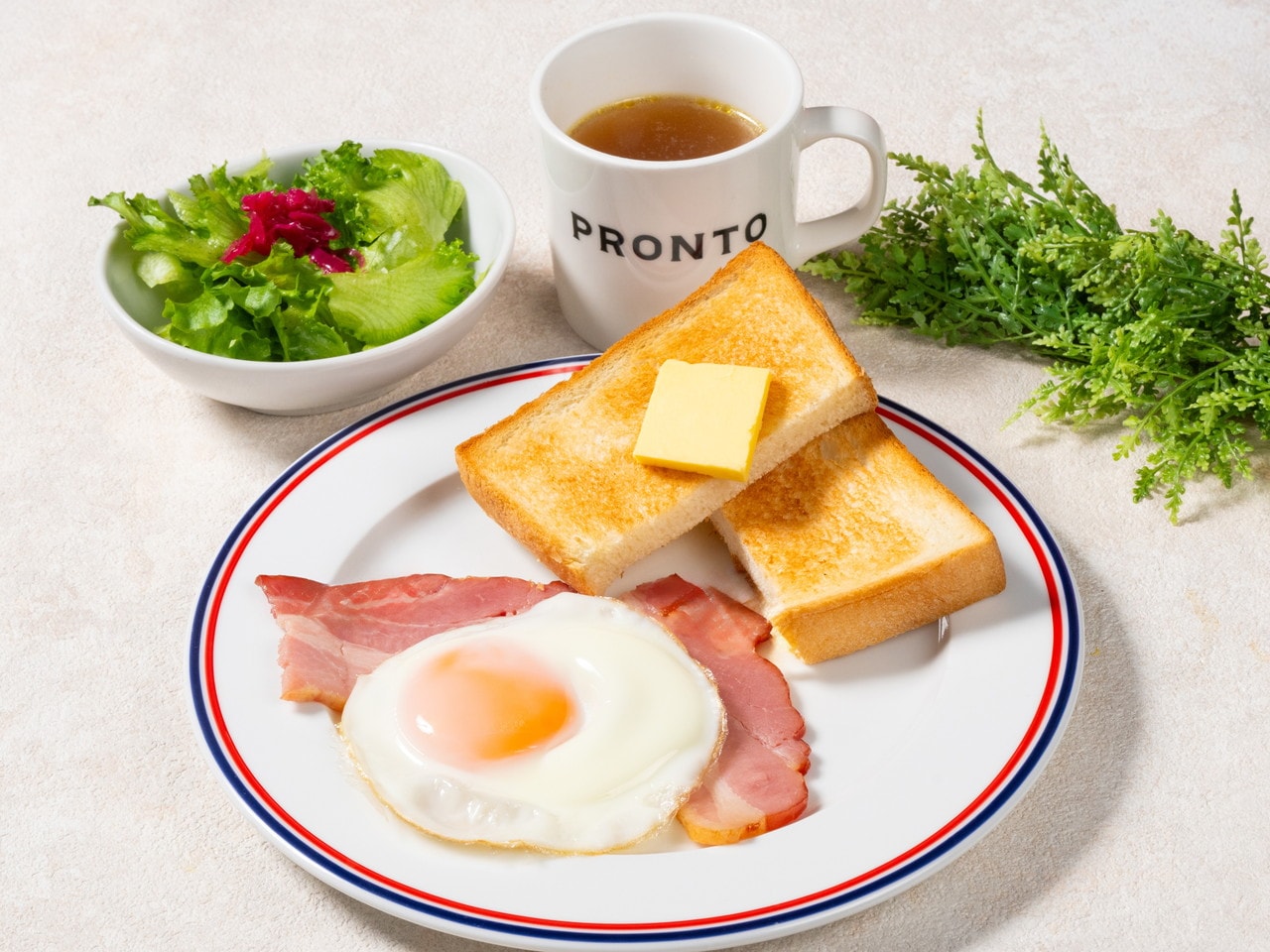 Bacon and Egg Toast Set