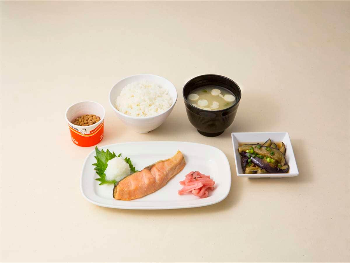 Grilled Fish Japanese Set Meal (Salmon)