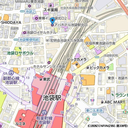 Surrounding map