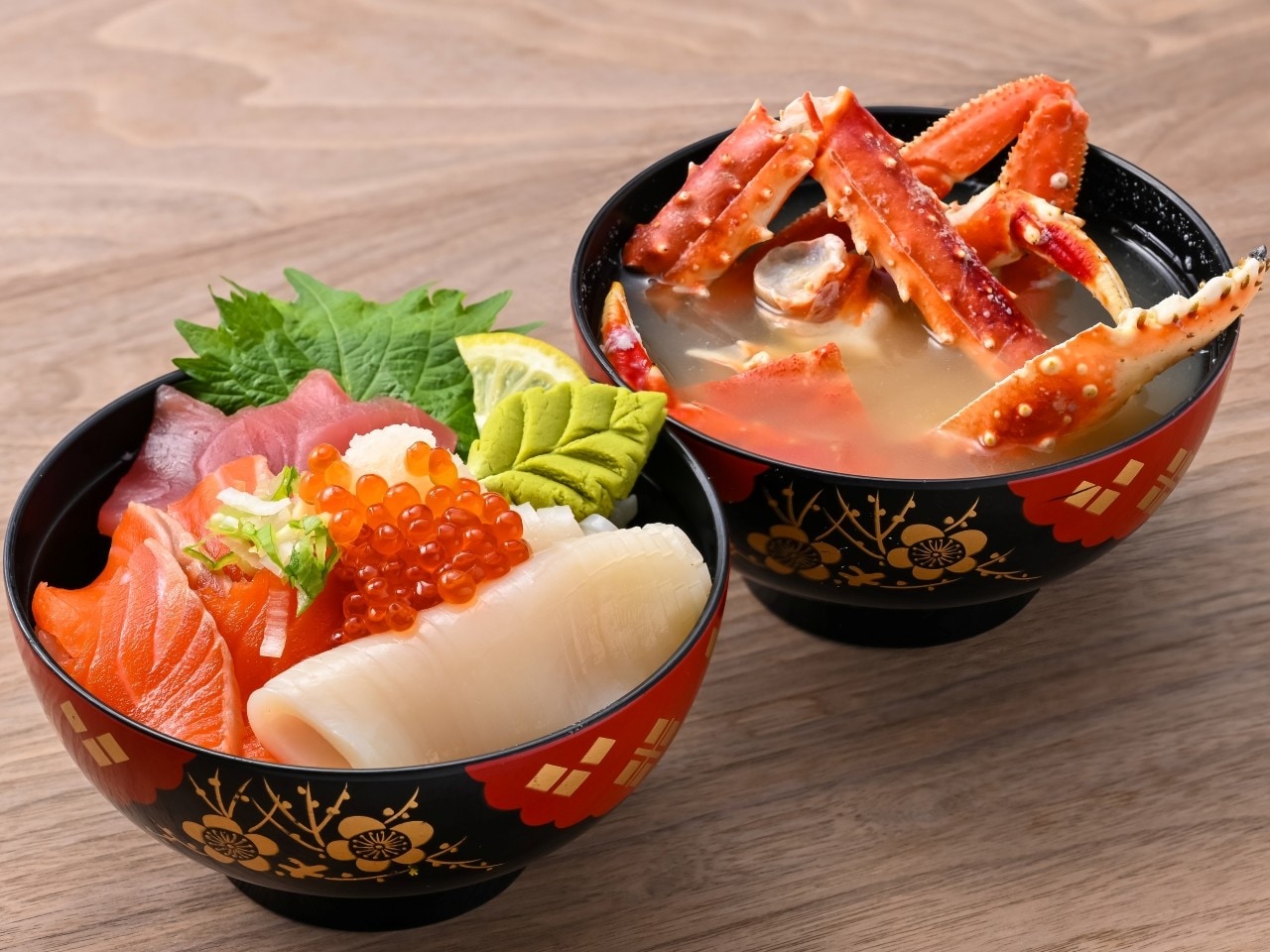 Sashimi and Teppo soup