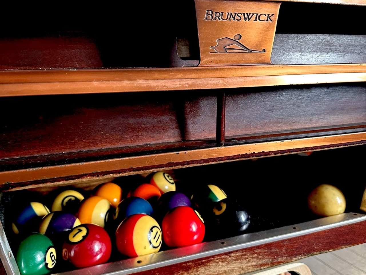 Pool Table in the Restaurant