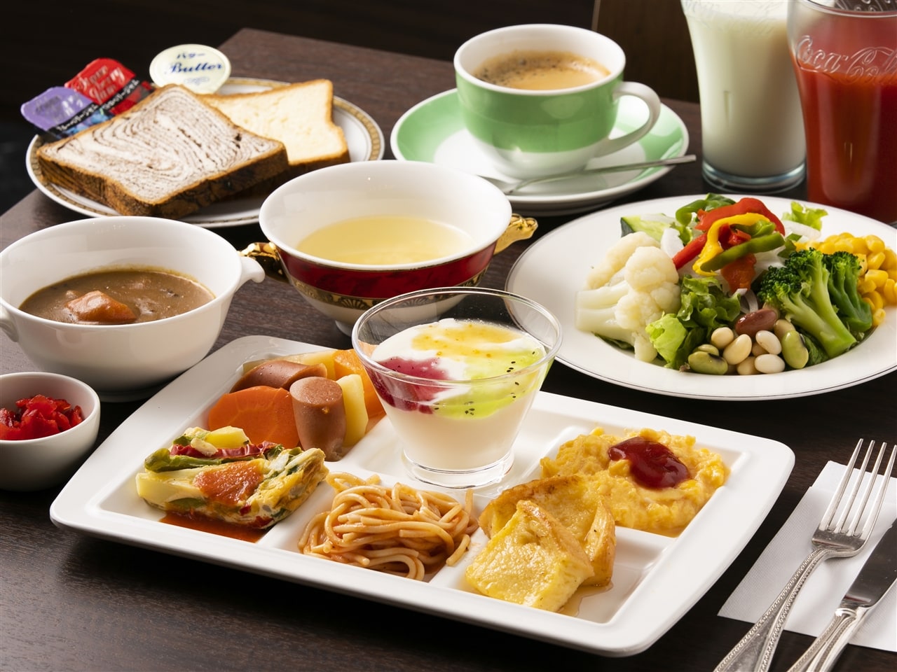 Western food presentation example