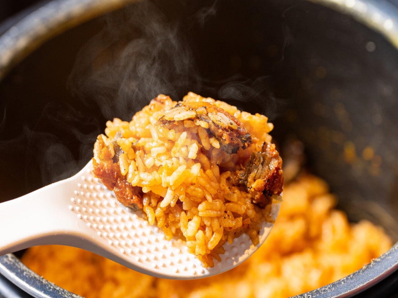 An example of a breakfast buffet