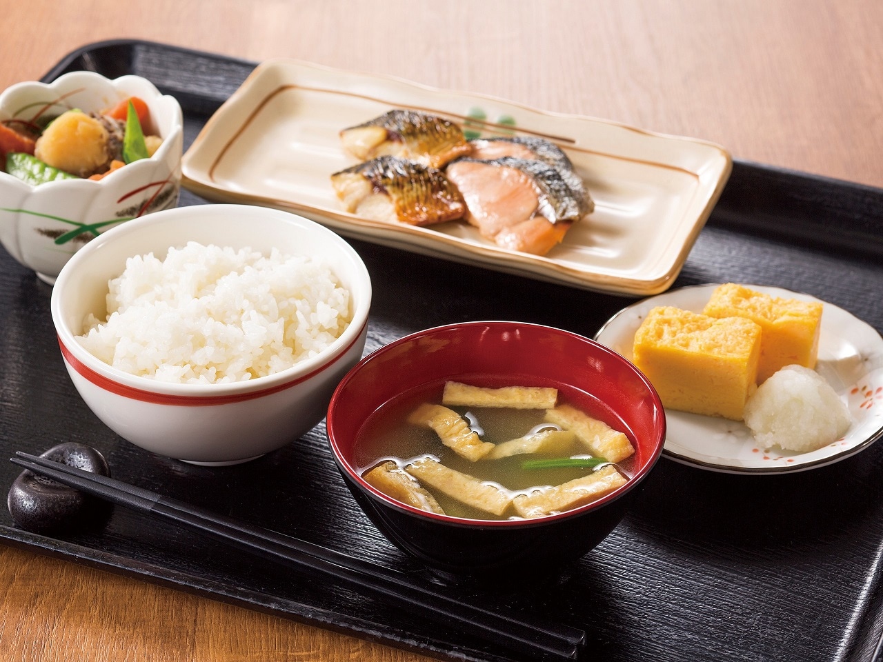 Breakfast buffet menu example