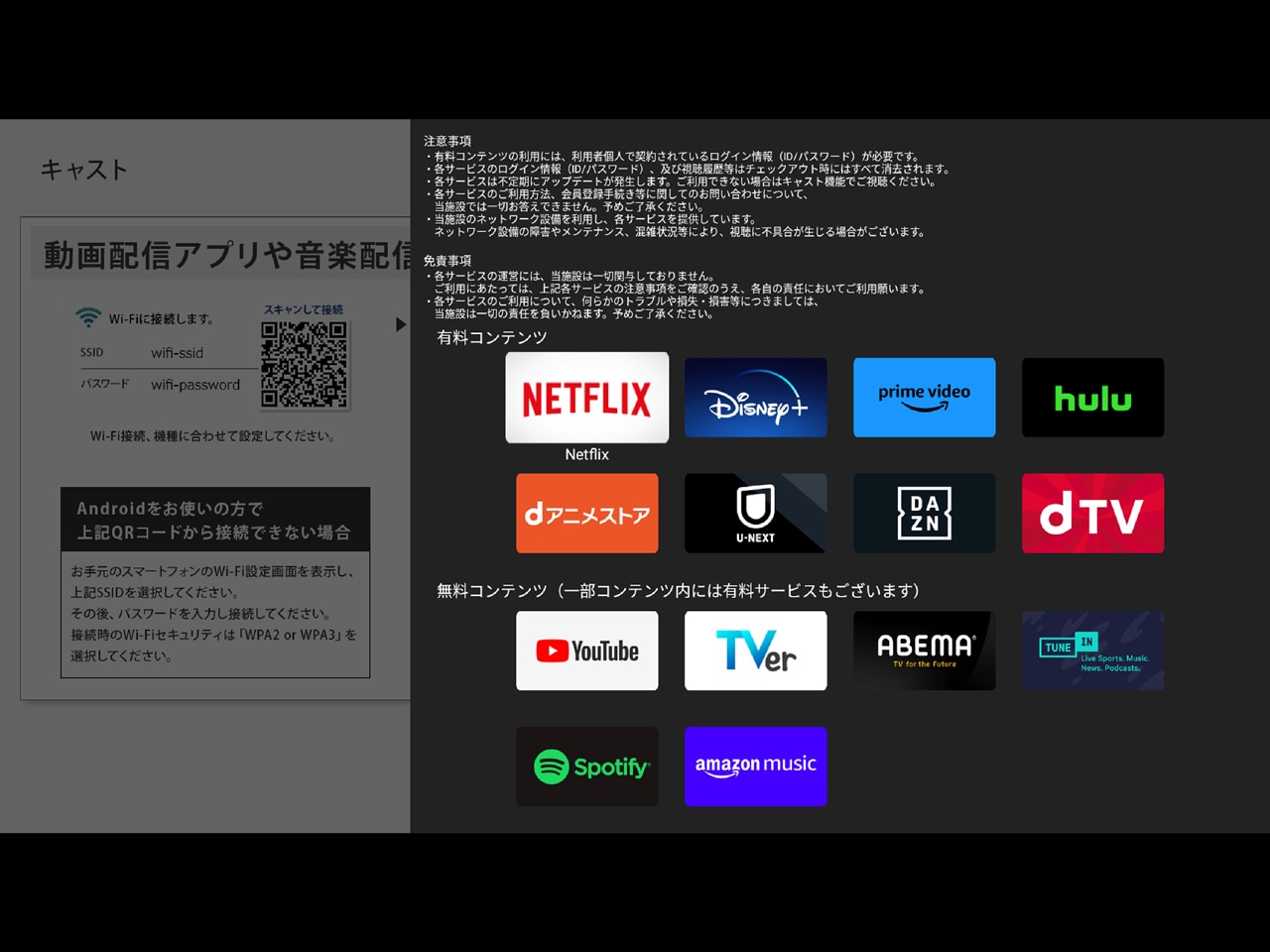 TV with casting functionality