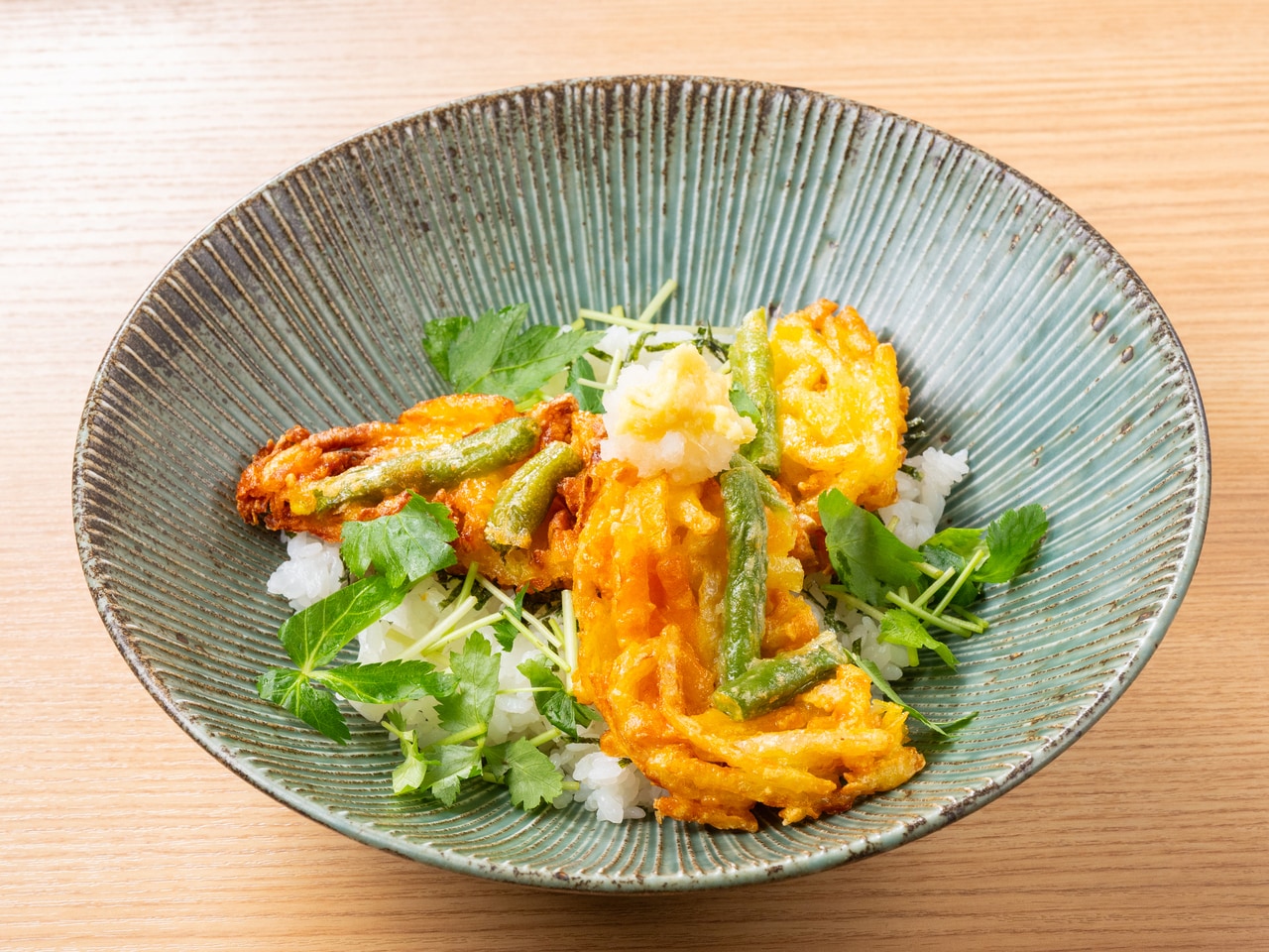 Vegetable tempura bow