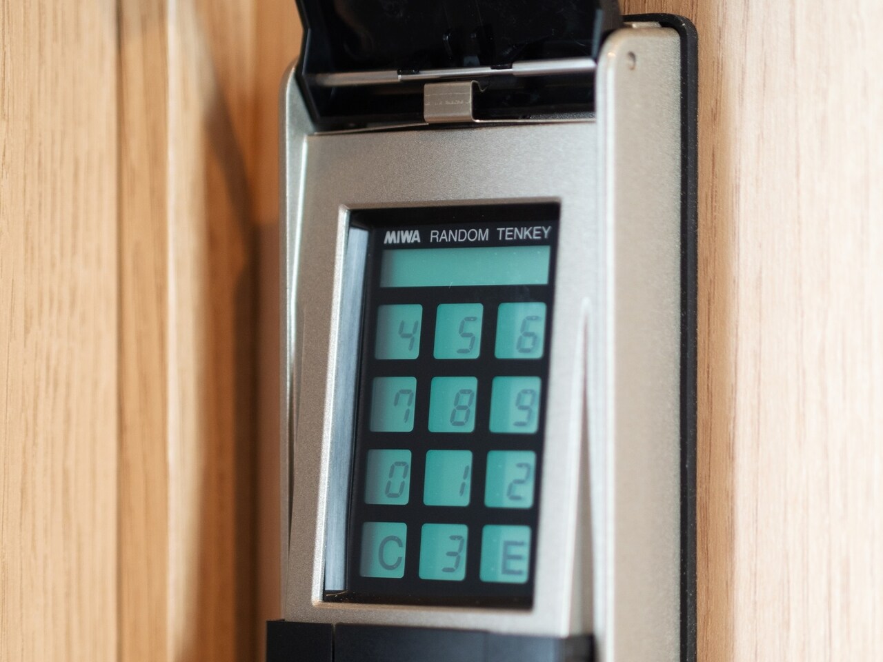 A PIN code is required for the women's shower room.