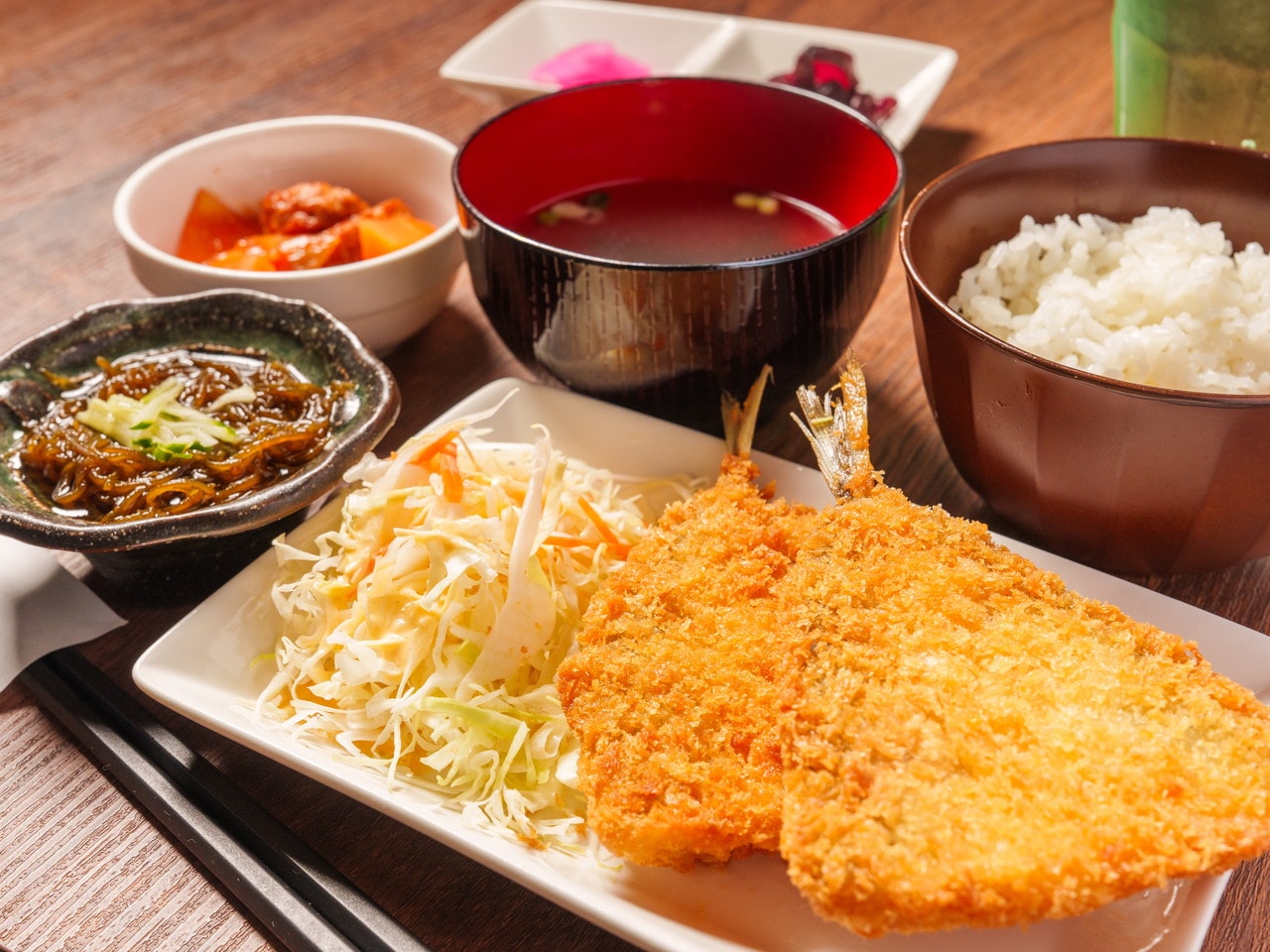 Fried fish set meal