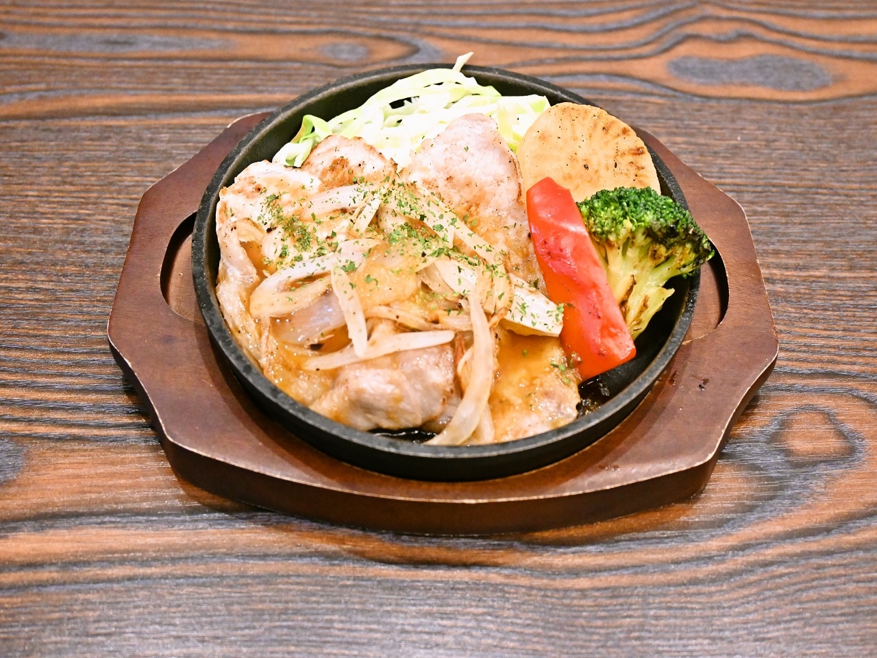 pork fried with ginger