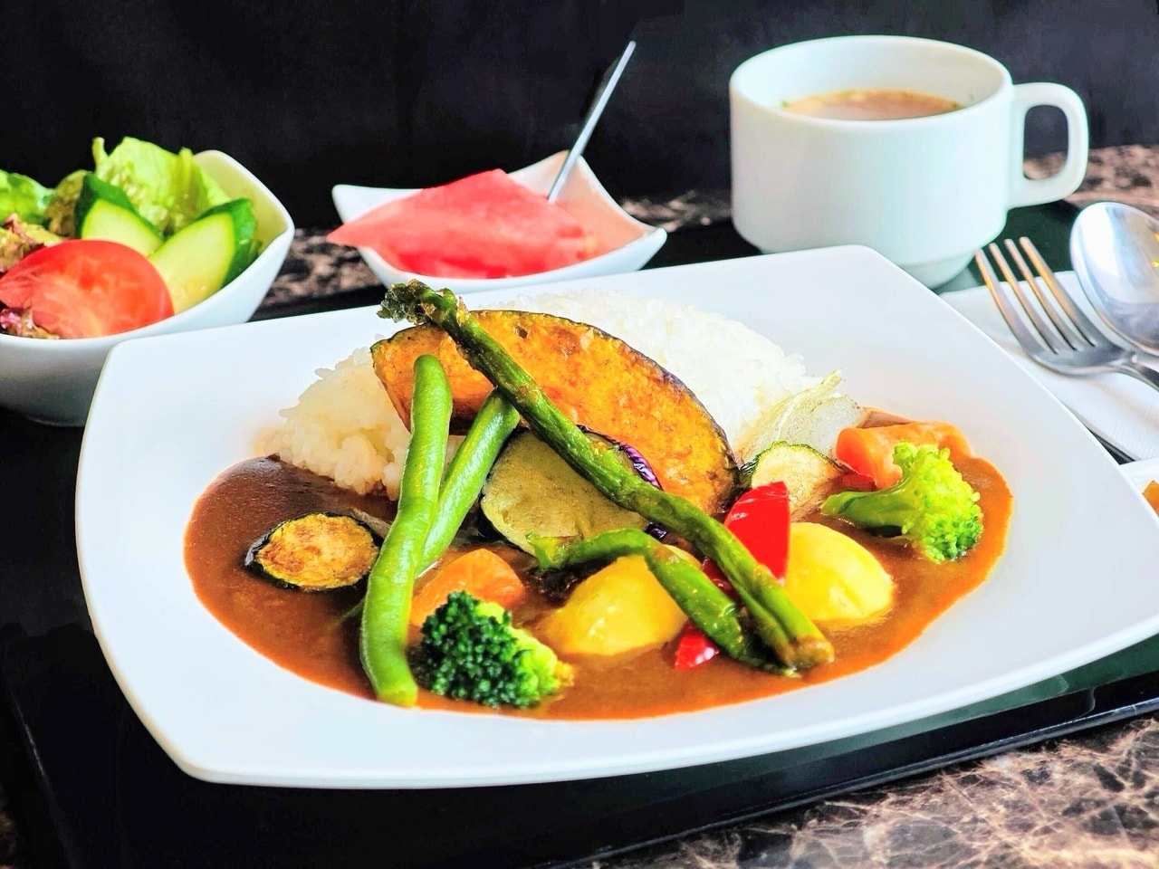 Example Menu of Curry-set Meal