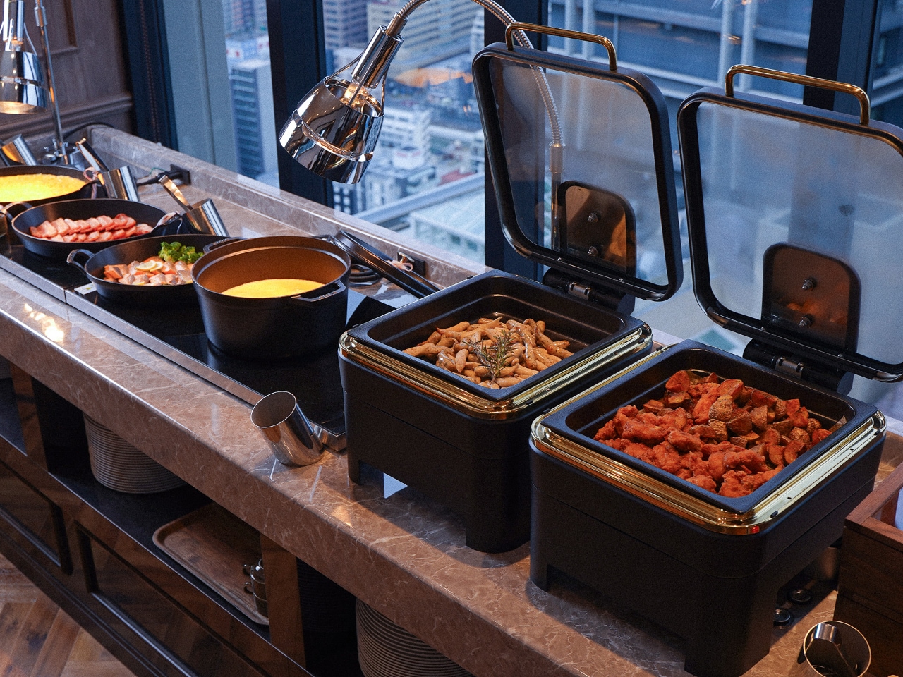 Japanese and Western-style buffet