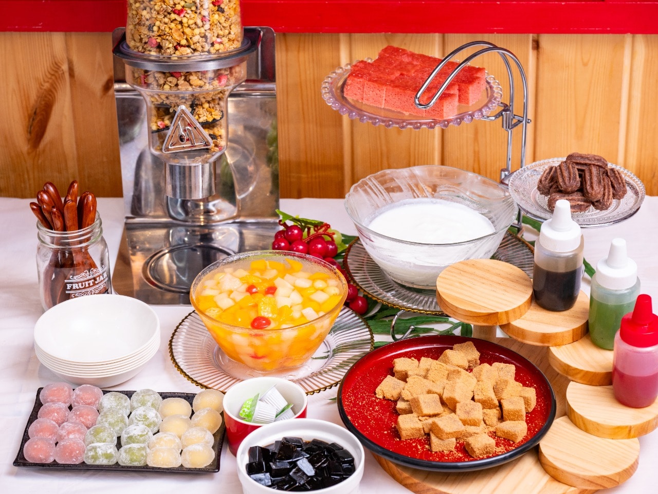 【Western and Japanese style Buffet】