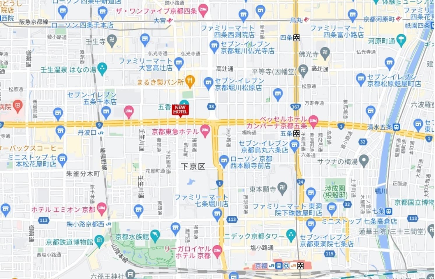 Surrounding map