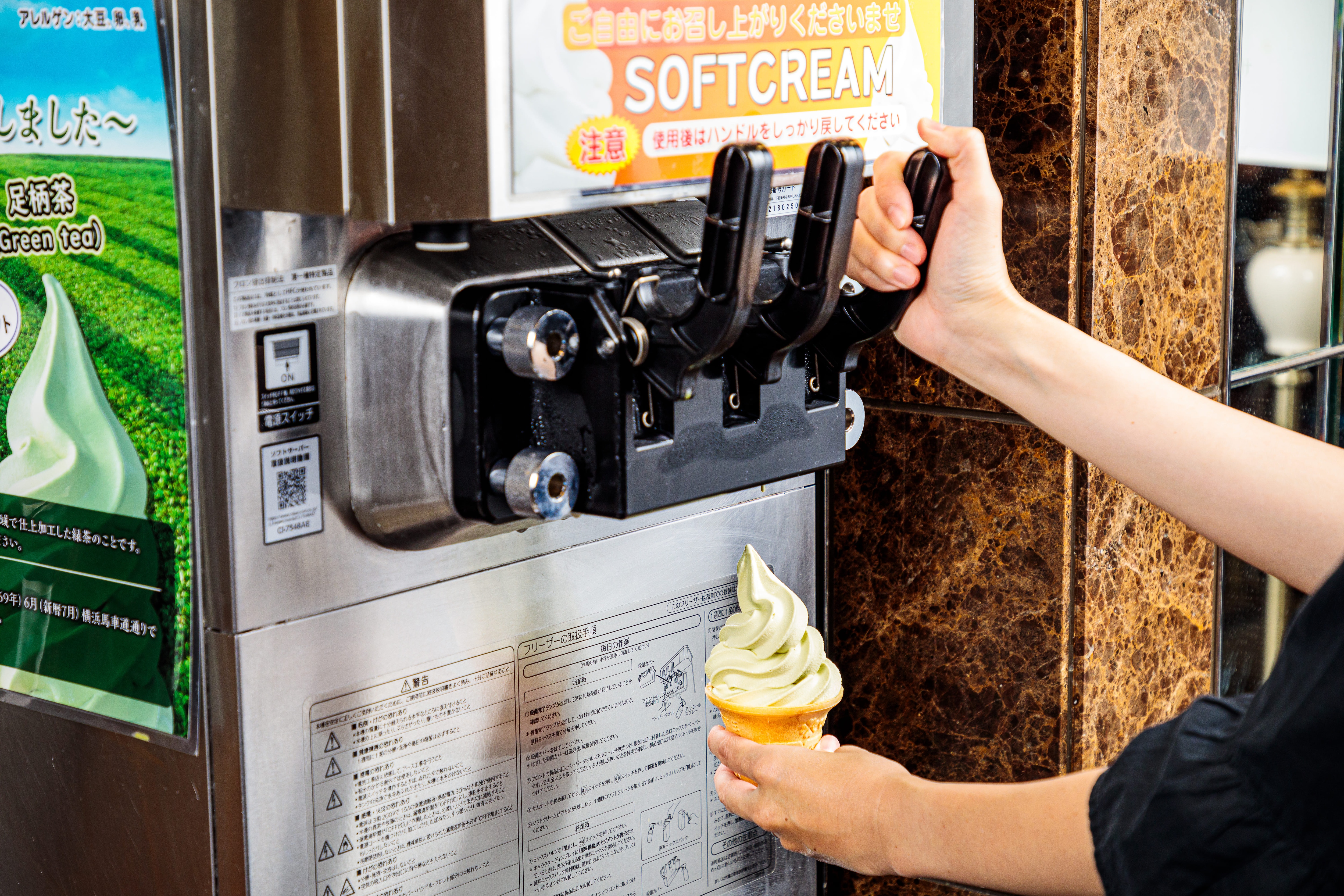 Ashigara Tea Soft Serve Ice Cream