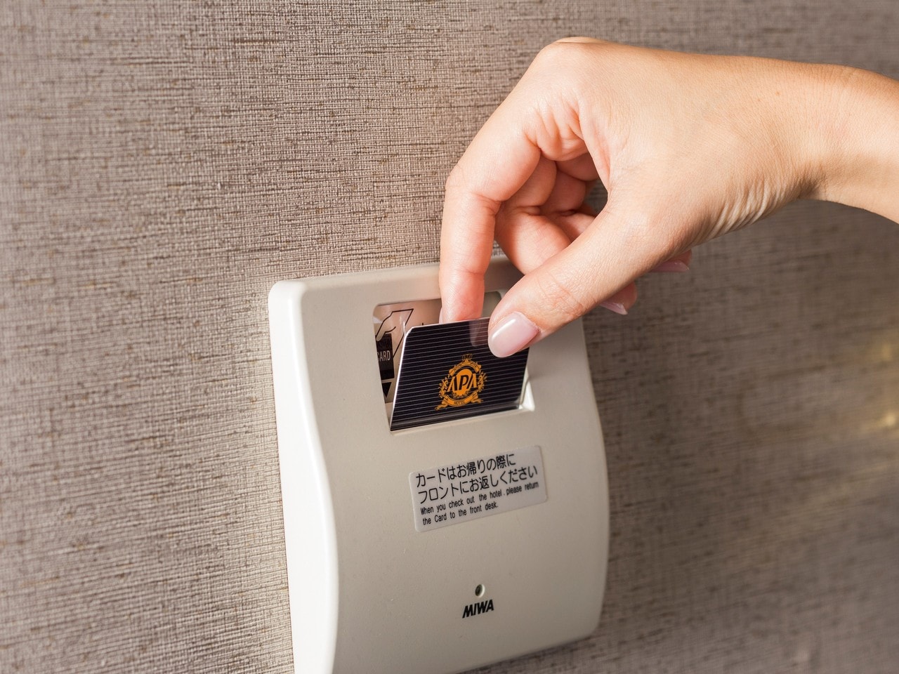 Energy-Saving Key Card Holder