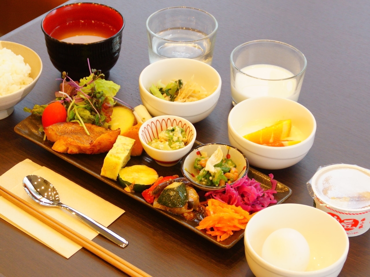Plating of a "Japanese-style plate"