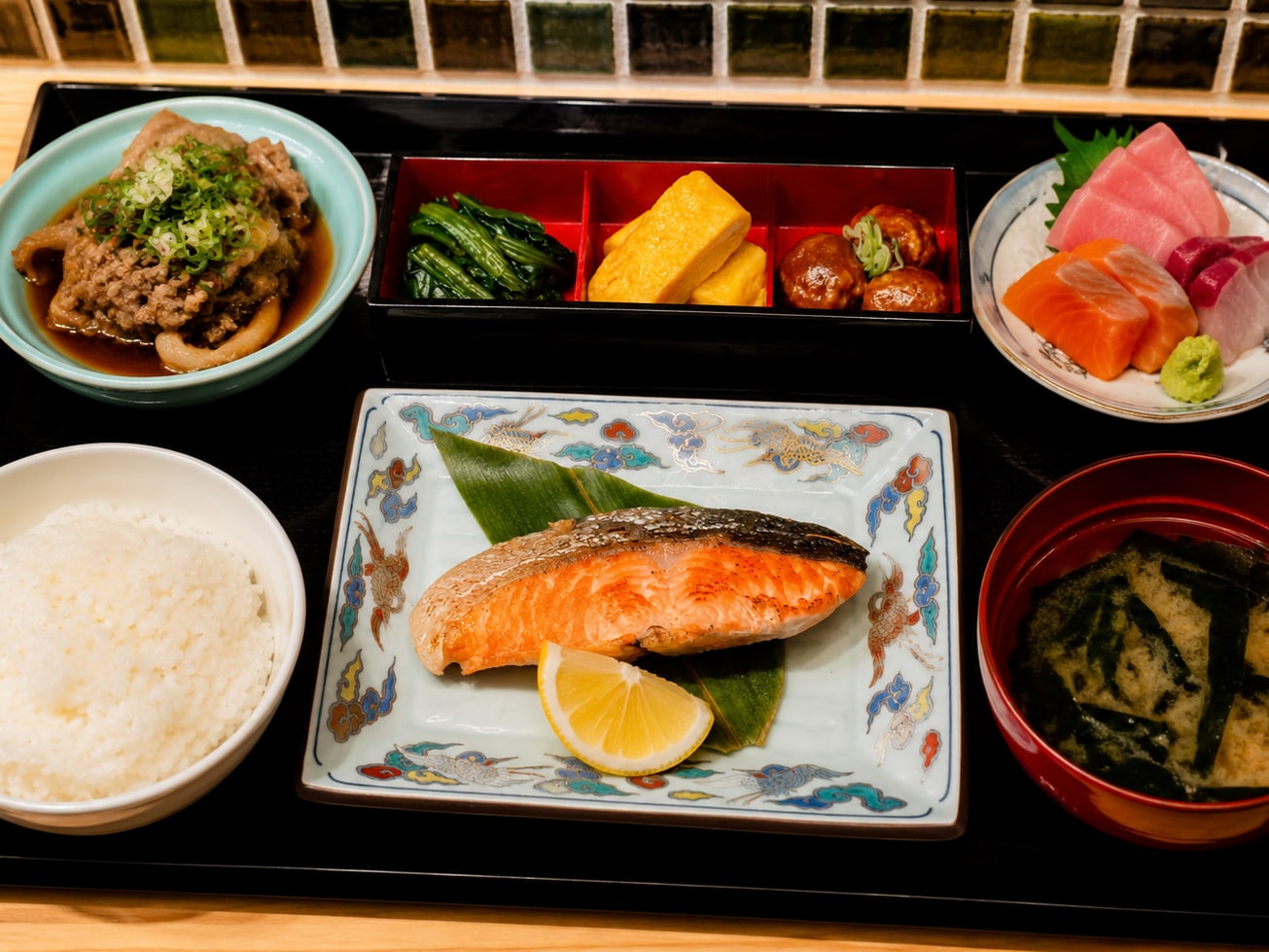 Choose from three types “Japanese” ■You can choose your main dish for the Japanese meal.