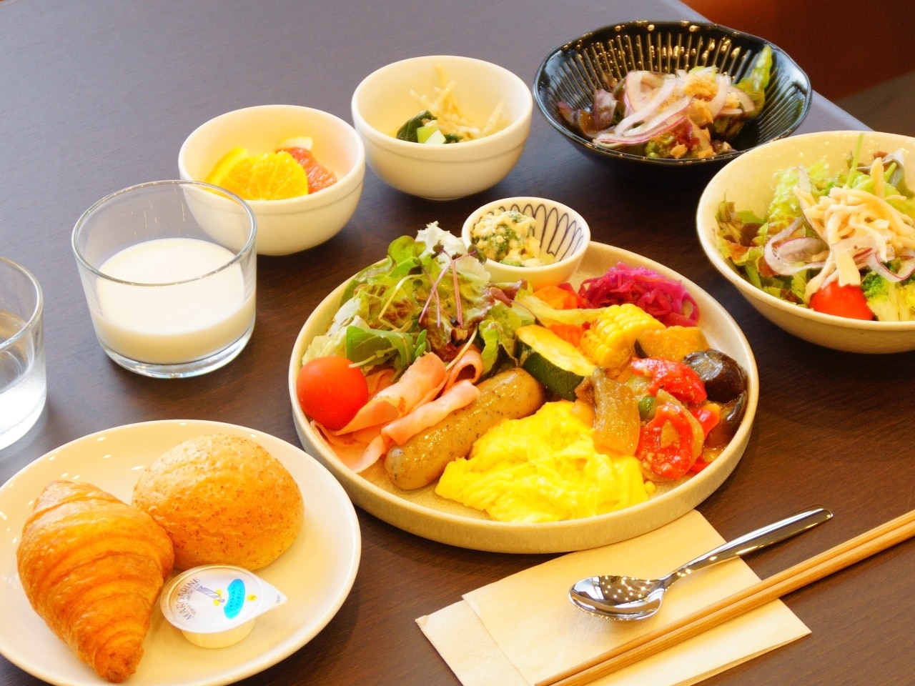 Plating of a "Western-style plate